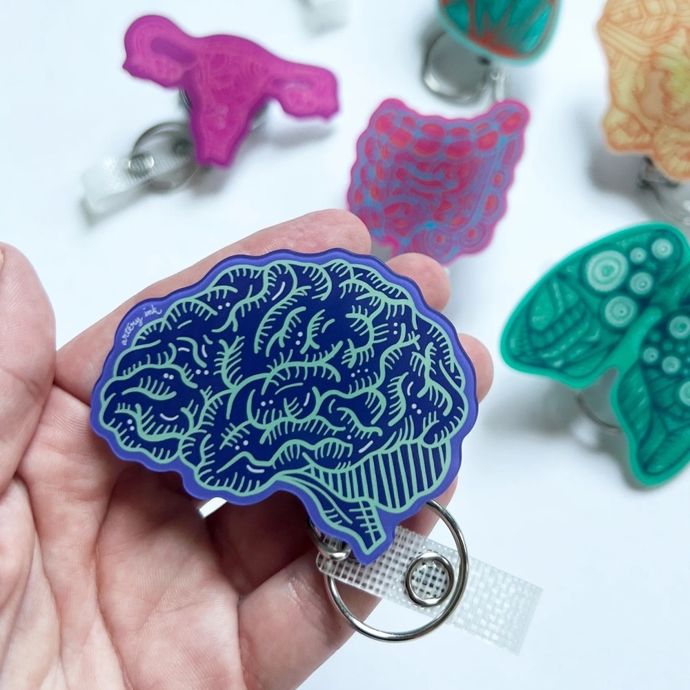 Purple Brain Badge Reel